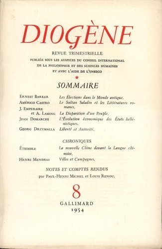 Diogène N° 8