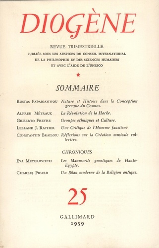 Diogène N° 25