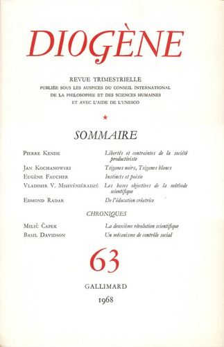 Diogène N° 63