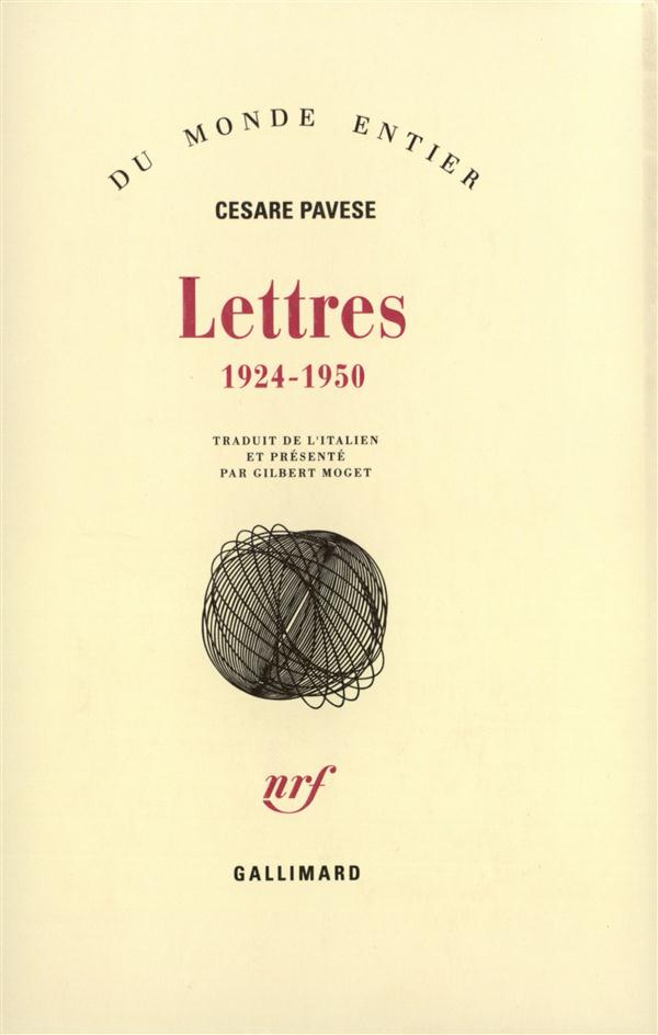 Lettres. 1924-1950