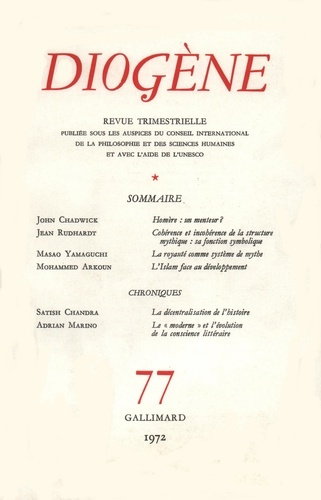 Diogène N° 77