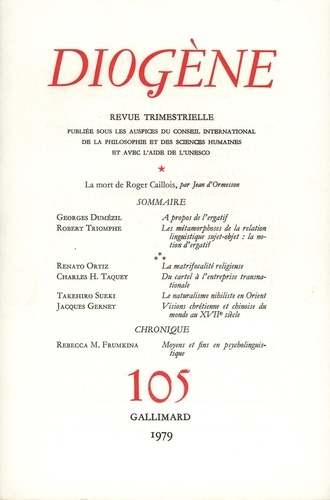 Diogène N° 105