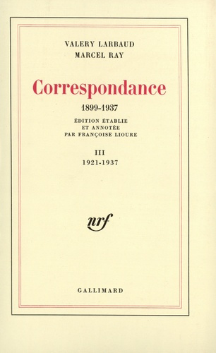 CORRESPONDANCE. Tome 3