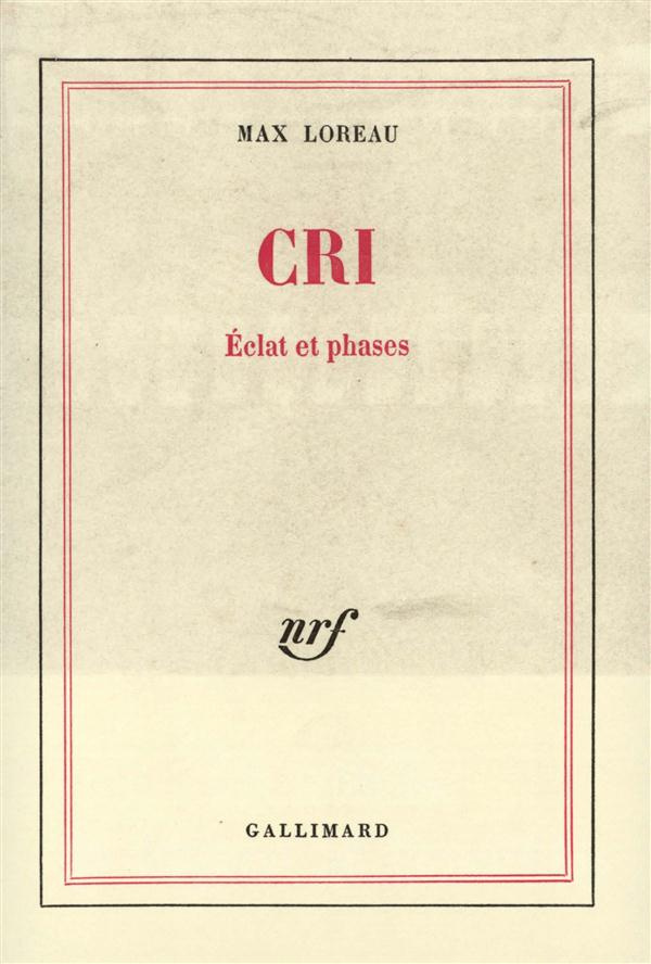 Cri (Eclat et Phases)