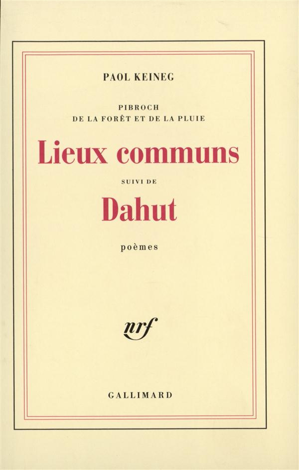 Lieux communs suivi de Dahut