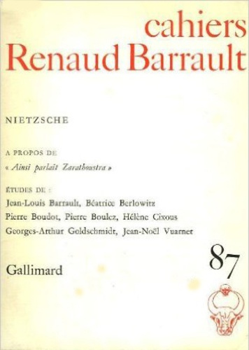Cahiers Renaud-Barrault N° 87 : Nietzsche