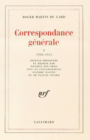 Correspondance générale. Tome 1, 1896-1913