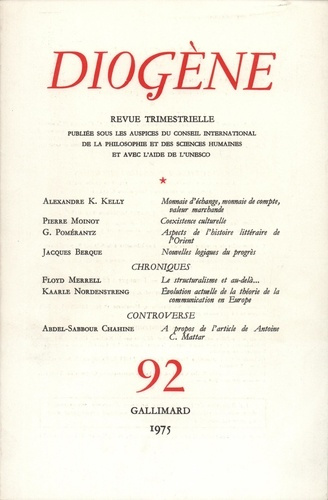 Diogène N° 92