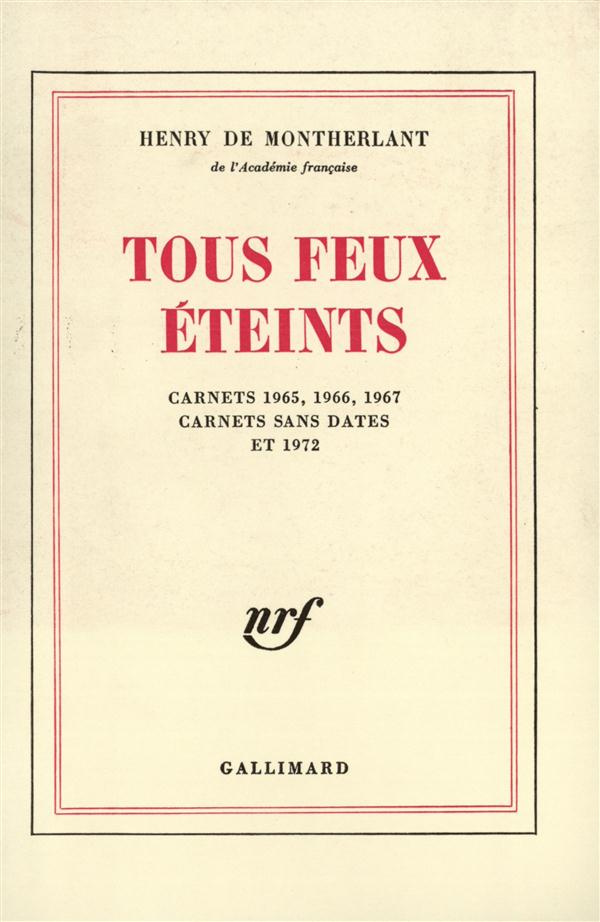 Tous feux éteints