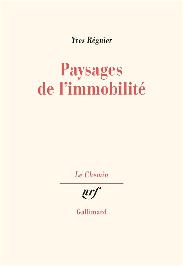 Paysages de l'immobilité