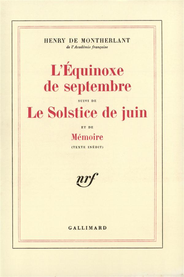 Equinoxe de Septembre