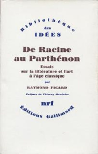 De Racine au Parthénon