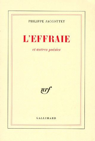 L'EFFRAIE ET AUTRES POESIES