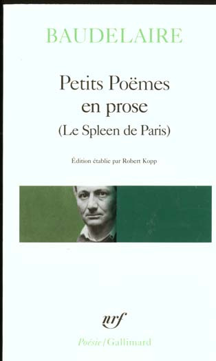 Petits poëmes en prose. Le spleen de Paris