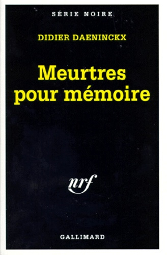 MEURTRES POUR MEMOIRE