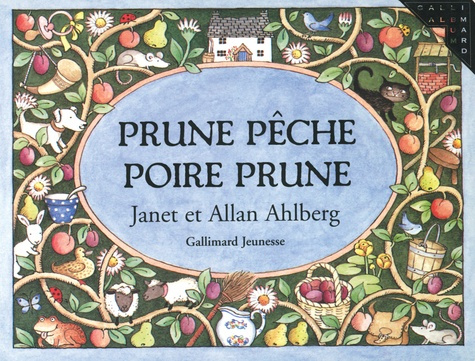 Prune, pêche, poire, prune