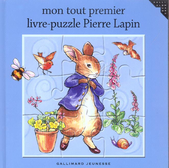 Mon tout premier livre-puzzle Pierre Lapin
