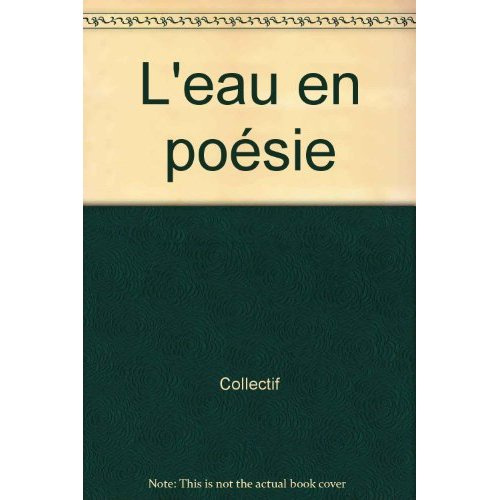 L'eau en poésie