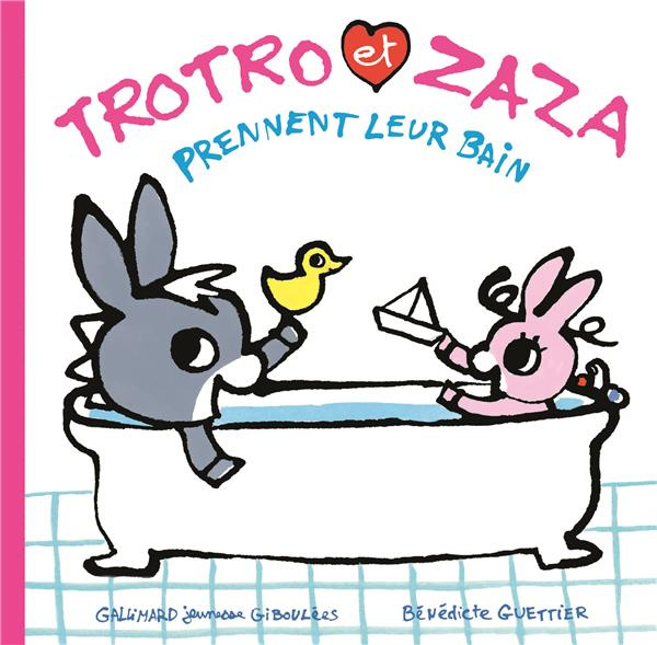 Trotro et Zaza : Trotro et Zaza prennent leur bain