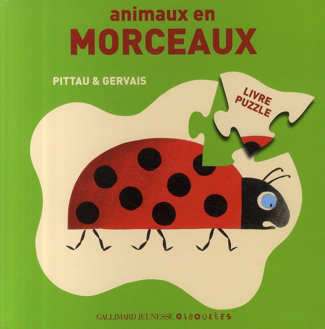 Animaux en morceaux. Livre-puzzle