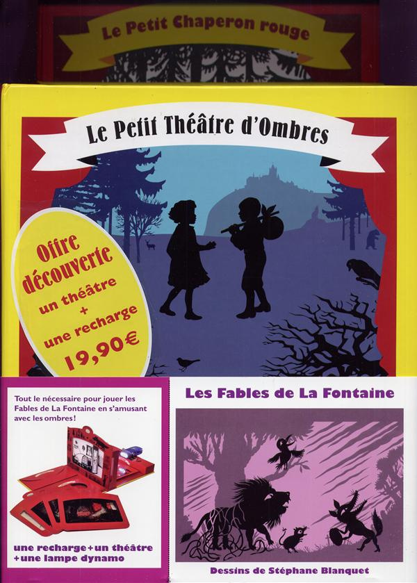 Pack Le Petit Théâtre d'Ombres. Un théâtre, une lampe dynamo et deux recharges : Les Fables de La Fo