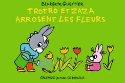 Trotro et Zaza arrosent les fleurs