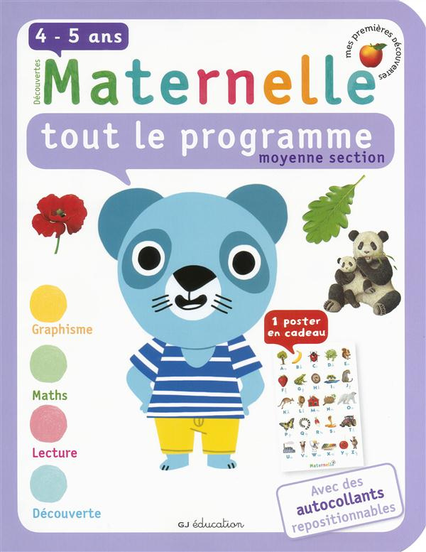 Découvertes Maternelle. Moyenne section, 4-5 ans, 1 poster en cadeau