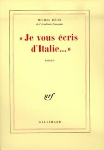 Je vous écris d'Italie