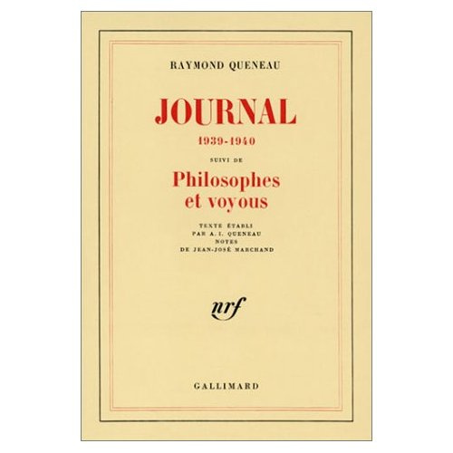 Journal. Suivi de Philosophes et voyous (1939-1940)