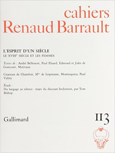 Cahiers Renaud-Barrault N° 113 : L'esprit d'un siècle