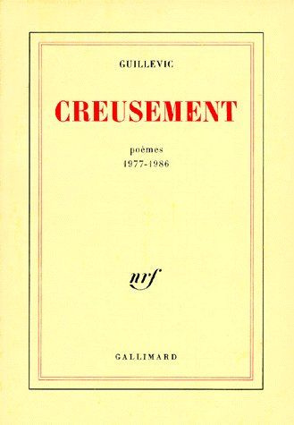 Creusement. Poèmes, 1977-1986