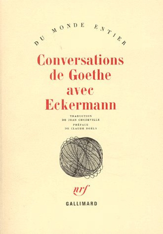 Conversations de Goethe avec Eckermann