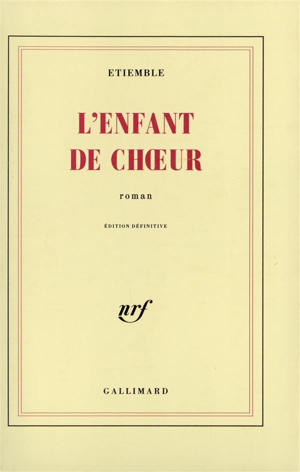 L'enfant de choeur
