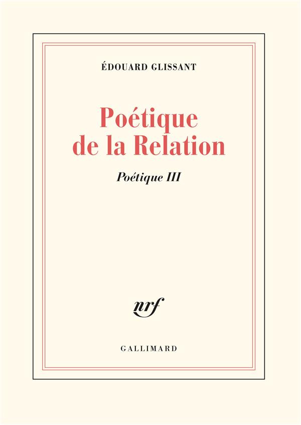 Poétique de la relation