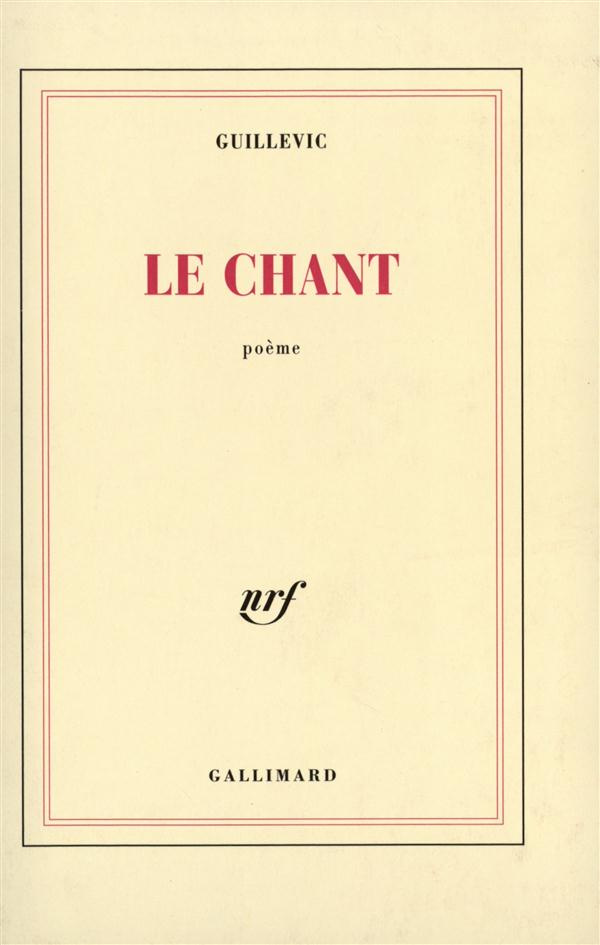 Le Chant. Poème