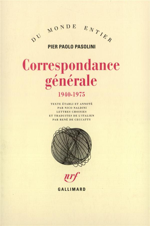 Correspondance générale. 1940-1975