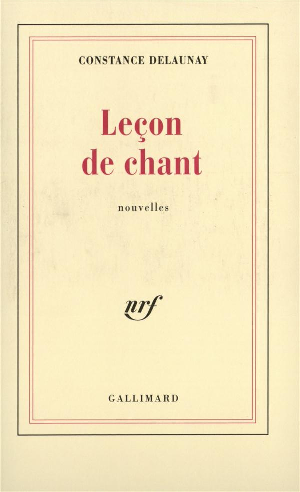 Leçon de chant