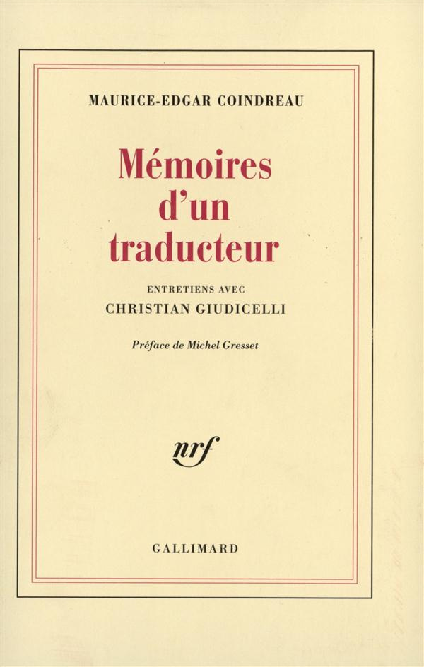 Mémoires d'un traducteur