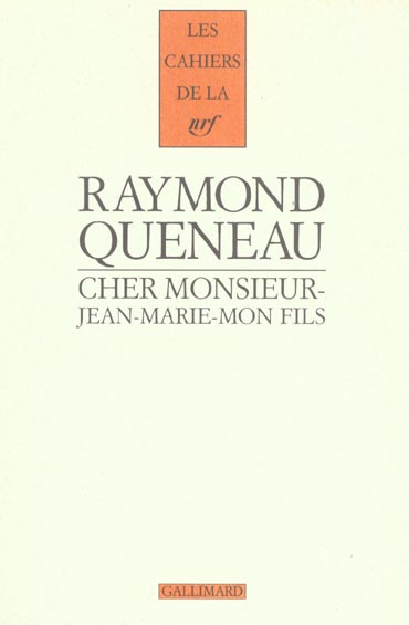 Cher monsieur-Jean-Marie-mon fils. Lettres 1938-1971