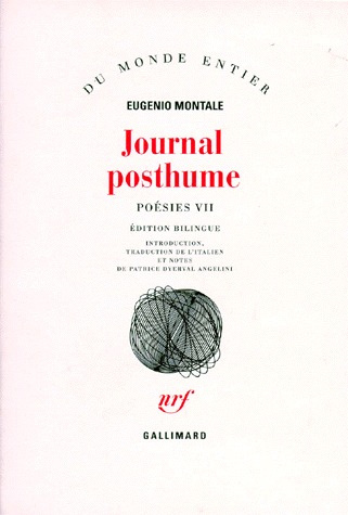 Journal posthume. Tome 7, Poésies