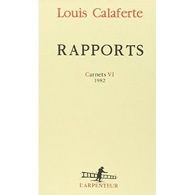 Rapports. Carnets VI, 1982