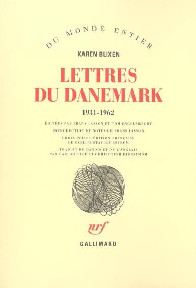 Lettres du Danemark. 1931-1962