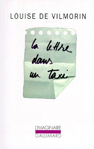 la lettre dans un taxi