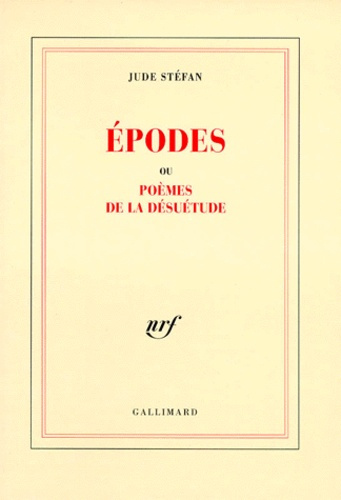 Épodes ou Poèmes de la désuétude