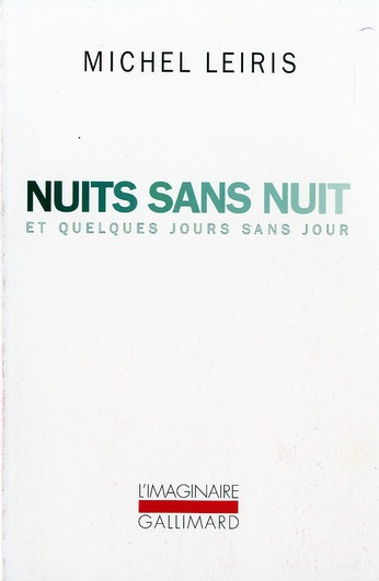 Nuits sans nuit et quelques jours sans jour