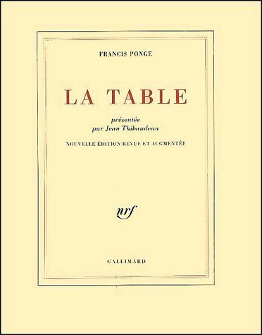 La table