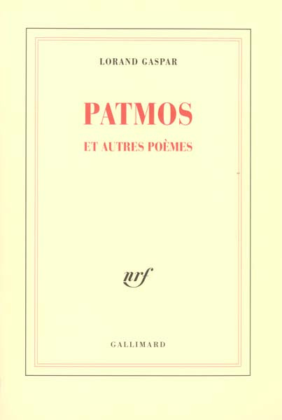 Patmos et autres poèmes