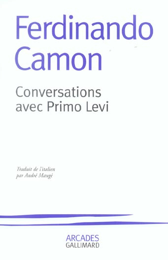 Conversations avec Primo Levi