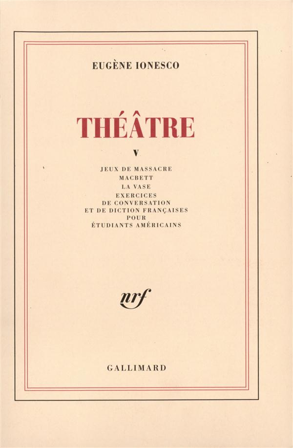 Théâtre. Tome 5