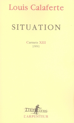 Situation. Carnets XIII 1991